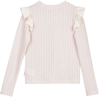 Moodstreet meisjes longsleeve Ecru - 146-152