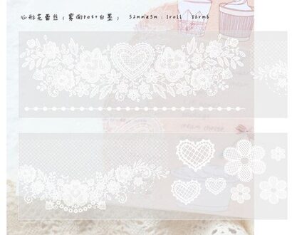 Moodtape Washi Tape Huisdier Transparantie Kant Golf Punt Tape Scrapbooking Album Diy Handgemaakte Decoratie Sticker Masking Tape Papier xinxinghualeisi