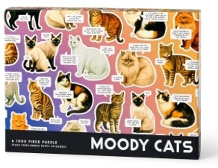 Moody Cats 1000 Piece Puzzle - Brass Brass Monkey (ISBN: 9780735387010)