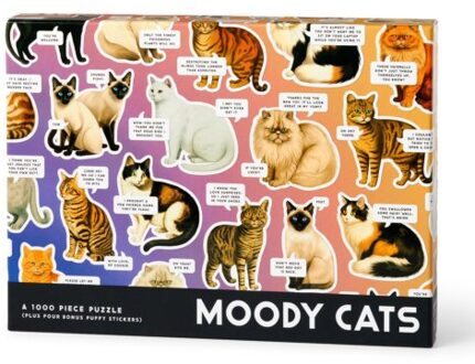 Moody Cats 1000 Piece Puzzle - Brass Brass Monkey
