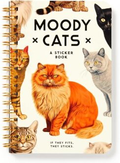 Moody Cats Sticker Book - Brass Monkey