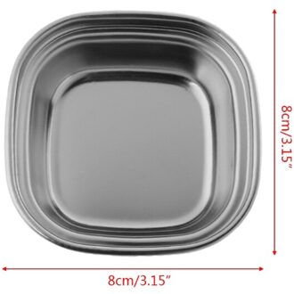 Mooi Uitziende Utilitaire Rvs Diverse Salade Saus Dompelen Schotel Lade Kom Keuken Servies 1