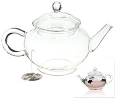 Mooie 250 ml/8.5 oz Duurzaam Borosilicaatglas Theepot met Infuser Hittebestendige Fles Cup voor Bloeiende Thee Kruidenthee koffie