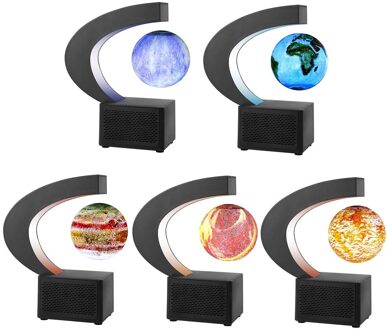 Mooie 3D Afdrukken Sphere Lamp Met Draadloze Audio 360 Graden Verlichting Schorsing Speaker Speaker