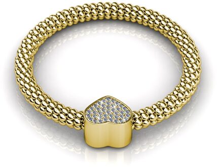 Mooie armbanden - Goud en zwart - maat