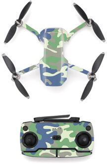 Mooie Camouflage Stijl Waterdichte Huid Sticker Voor Dji Mavic Mini Drone En Afstandsbediening Decal Vinyl Skins Cover 5 stijl 4