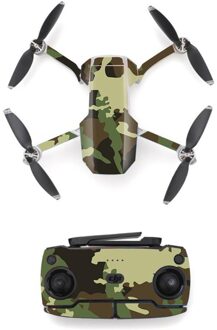 Mooie Camouflage Stijl Waterdichte Huid Sticker Voor Dji Mavic Mini Drone En Afstandsbediening Decal Vinyl Skins Cover 5 stijl 5