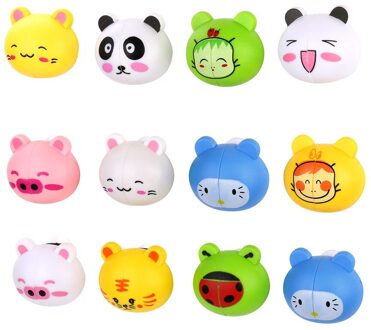 Mooie Cartoon Dier Hoofd Tandenborstel Houder Badkamer Accessoires Tandenborstelhouder Stand Cup Mount Zuig Wholesaleipping