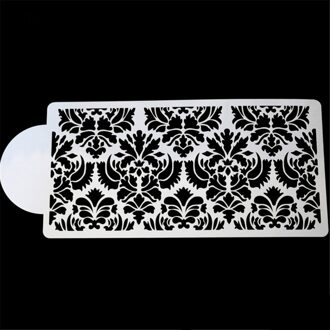 Mooie Damast Kant Grens Herbruikbare Stencil Airbrush Schilderen Art DIY Home Decor Scrapbooking Album Craft