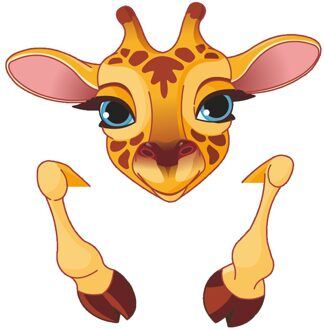 Mooie Dier Schakelaar Muursticker Voor Kids Baby Nursery Slaapkamer Kinderkamer Decoratie 4C