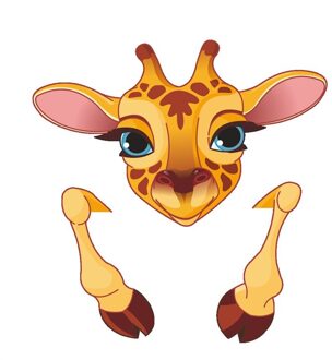 Mooie Dieren Schakelaar Stickers Muurschilderingen Giraffe Muur Decoratieve Olifant Panda Home Decoratie 3D Muurtattoo Diy Kinderkamer