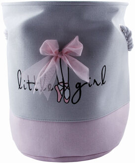 Mooie Doek Opvouwbare Wasmand Draagbare Mand Voor Speelgoed Huishoudelijke Grote Vuile Wasmand met Handvatten Wasmand PJ6308-2