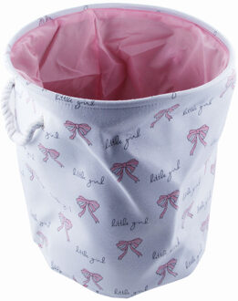 Mooie Doek Opvouwbare Wasmand Draagbare Mand Voor Speelgoed Huishoudelijke Grote Vuile Wasmand met Handvatten Wasmand PJ6308-3