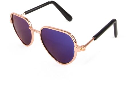 Mooie Glazen Kat Huisdier Producten Eye-Wear Zonnebril Voor Kleine Hond Kat Pet 'S Props Accessoires Top Selling huisdier Producten Hyun blauw