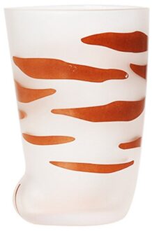 Mooie Kat Poot Cup Kat Voet Claw Print Mok Frosted Glass Cup Ontbijt Melk Glas Koffie Aanwezig Mokken kid Meisje 1