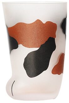 Mooie Kat Poot Cup Kat Voet Claw Print Mok Frosted Glass Cup Ontbijt Melk Glas Koffie Aanwezig Mokken kid Meisje 2