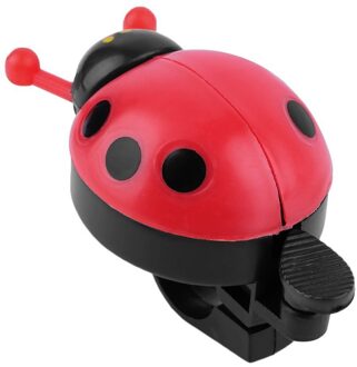 Mooie Kid Kever Lieveheersbeestje Ring Bell Voor Fiets Bike Ride Hoorn Alarm Rood