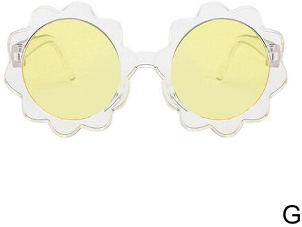 Mooie Kinderen Bloem Ronde Zonnebril Zomer Bescherming Zonnebril Tij Leuke Uv Baby Meisjes Ronde En Frame Voor Jongens B8D9