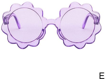 Mooie Kinderen Bloem Ronde Zonnebril Zomer Bescherming Zonnebril Tij Leuke Uv Baby Meisjes Ronde En Frame Voor Jongens B8D9
