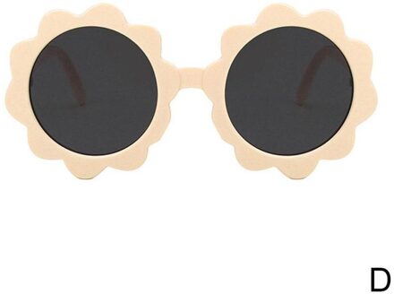 Mooie Kinderen Bloem Ronde Zonnebril Zomer Uv Bescherming Leuke Baby Tij Ronde Frame Zonnebril Voor Jongens En Meisjes