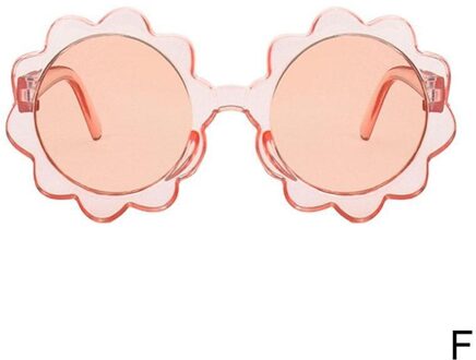 Mooie Kinderen Bloem Ronde Zonnebril Zomer Uv Bescherming Leuke Baby Tij Ronde Frame Zonnebril Voor Jongens En Meisjes