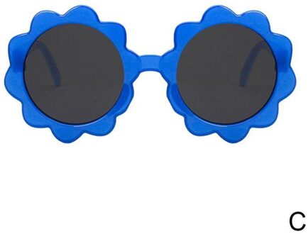 Mooie Kinderen Bloem Ronde Zonnebril Zomer Uv Bescherming Leuke Baby Tij Ronde Frame Zonnebril Voor Jongens En Meisjes