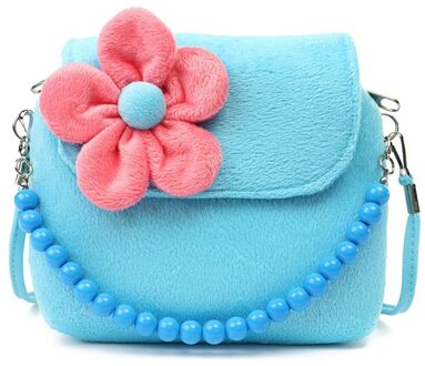 Mooie Meisjes Mini Messenger Bag Leuke Cartoon Kids Baby Kleine Portemonnees Kinderen Handtassen Kids Schoudertassen Pouch Handtassen Blauw