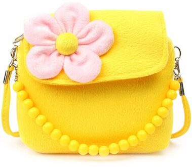 Mooie Meisjes Mini Messenger Bag Leuke Cartoon Kids Baby Kleine Portemonnees Kinderen Handtassen Kids Schoudertassen Pouch Handtassen geel