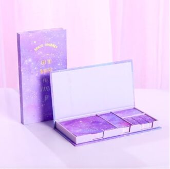 Mooie Memo Pad Cartoon Leuke Bloem Sticky Notes Multi Vouwen Schrijven Pads Label Mark Kawaii Briefpapier School Aanbod 4