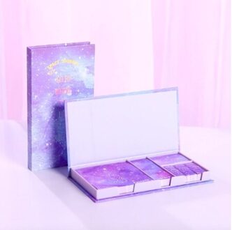 Mooie Memo Pad Cartoon Leuke Bloem Sticky Notes Multi Vouwen Schrijven Pads Label Mark Kawaii Briefpapier School Aanbod 5