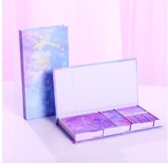 Mooie Memo Pad Cartoon Leuke Bloem Sticky Notes Multi Vouwen Schrijven Pads Label Mark Kawaii Briefpapier School Aanbod 8