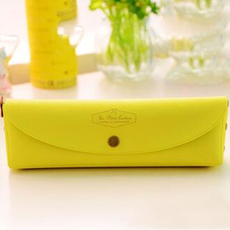 Mooie Multifunctionele Pu Lederen Cosmetische Tas Creatieve Make-Up Tas Vrouwen Travel Organizer Bag 3 Kleuren geel