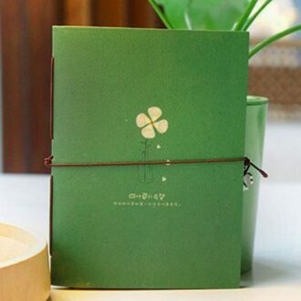 Mooie Notebook Kids Student Clover Patroon Briefpapier Journal Dagboek Planner Notepad 14.1x10.5 cm, 1 St