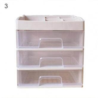 Mooie Ruimtebesparend Plastic Opbergdoos Grote Capaciteit Potloden Desktop Organizer 3