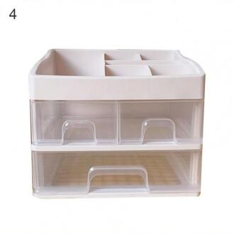 Mooie Ruimtebesparend Plastic Opbergdoos Grote Capaciteit Potloden Desktop Organizer 4