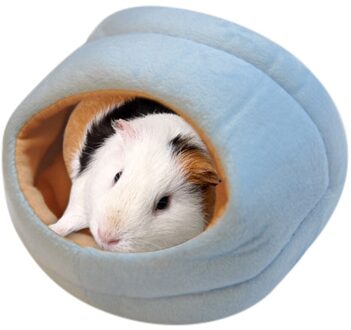 Mooie Warme Kleine Dier Bed Mat Hamster Chinchilla Konijn Nest Kooien Egel Huisdier Huis Muis Slapen Levert # BL1 Blauw / S