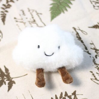 Mooie Web Celebrity Pins Wolken Pluchen Speelgoed Accessoires Creatieve Broche Kleine Mini Pop Accessoires