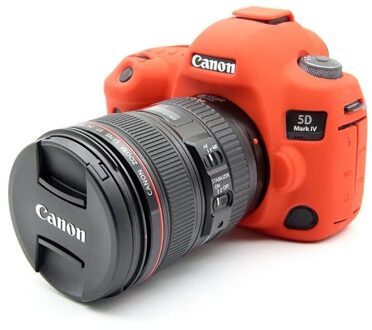 Mooie zachte Siliconen Camera Video Tas Voor Nikon D7100 D7200 Camera Case Rubber Beschermende Body Cover Skin rood