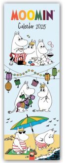 Moomin Slim Calendar 2025 (Art Calendar) - Slimline-Kalender (Browntrout)