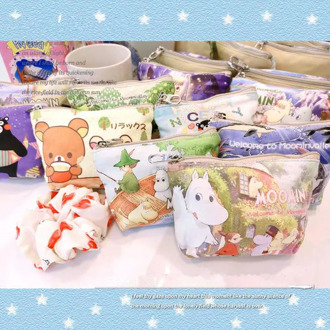 Moomins Muumi 2020 Every Season Girls Canvas Cute Coin Bag Zero Wallet Cartoon Zipper Little My Change Purse