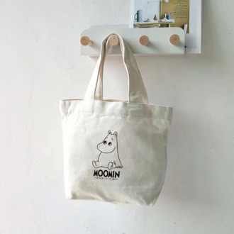 Moomins Muumi 2020 Every Season Girls Canvas Cute Storage Bag Cartoon HandBag White Cute Small Bag Little My