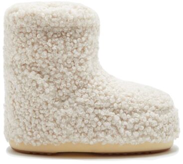 Moon Boot Icon low faux curly boots Ecru - 39-41