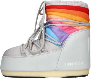 Moon Boot ‘Icon Low Rainbow’ sneeuwlaarzen Moon Boot , Gray , Dames - 36 Eu,39 EU