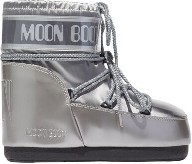 Moon Boot Metallic Enkellaarzen voor Vrouwen Moon Boot , Gray , Dames - 39 Eu,36 EU