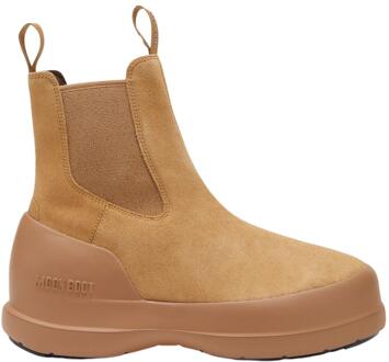 Moon Boot Suede Chelsea Enkellaarzen Moon Boot , Brown , Dames - 40 Eu,37 Eu,41 Eu,38 Eu,36 Eu,39 EU