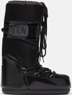 Moon Boot Zwarte Waterdichte Nylon Winterlaarzen Moon Boot , Black , Dames - 39 Eu,35 EU