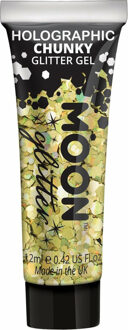 Moon Creations Glitter Holografische Glittergel Grof 12 Ml Goud