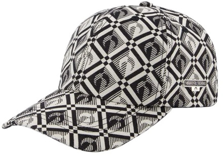 Moon Diamant Regenerated Hat - Zwart Marine Serre , Black , Unisex - ONE Size