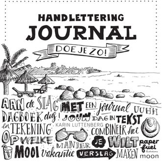 Moon Handlettering journal doe je zo! - eBook Karin Luttenberg (904883824X)