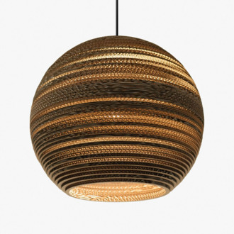 MOON Hanglamp Ø 45 cm Bruin